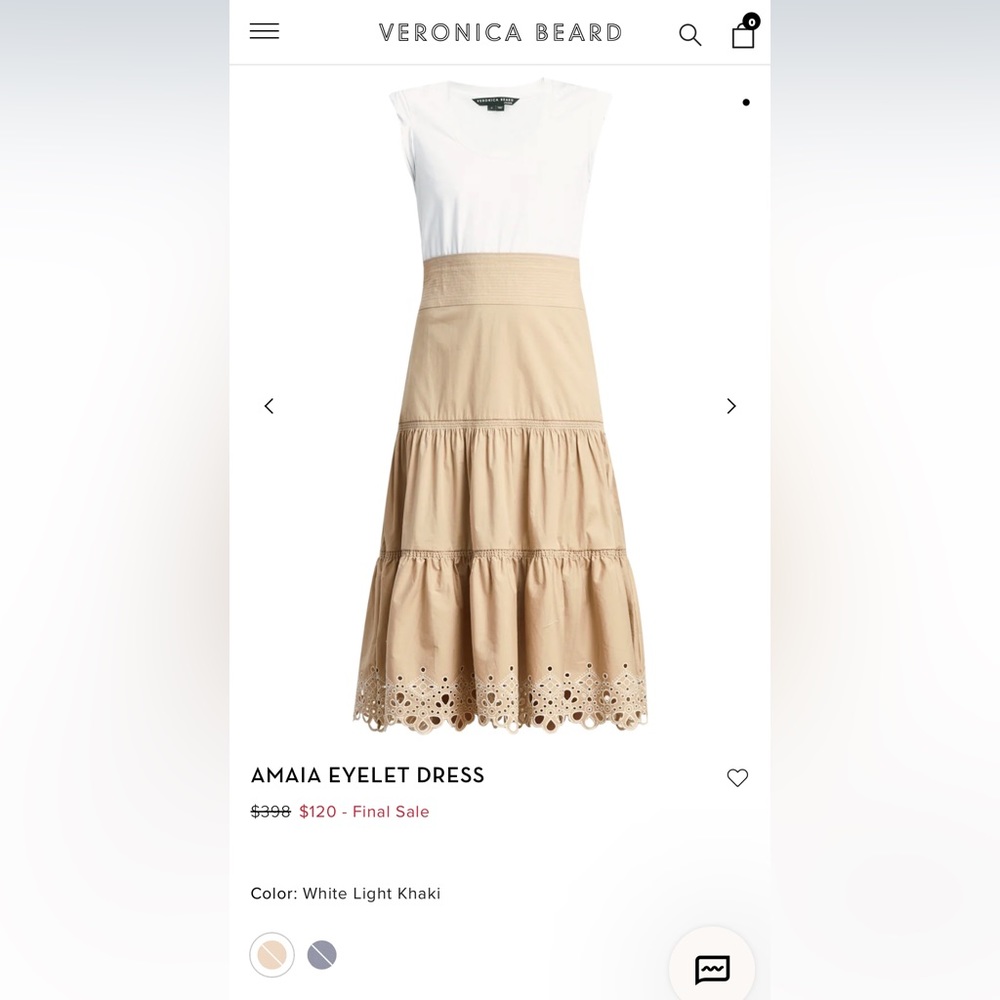 Veronica Beard Amaia Eyelet Dress